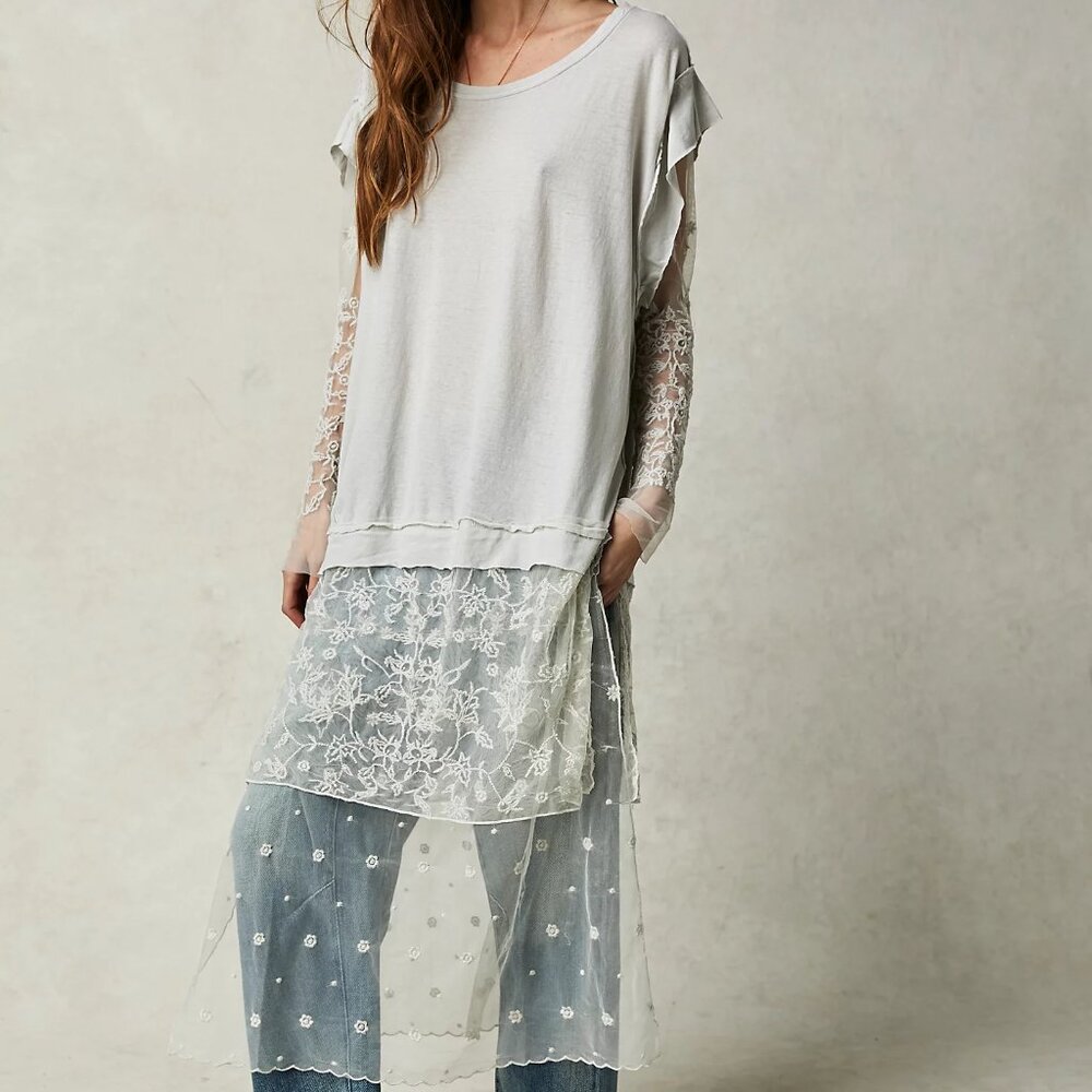 Free People Rock Steady Maxi Top NWOT